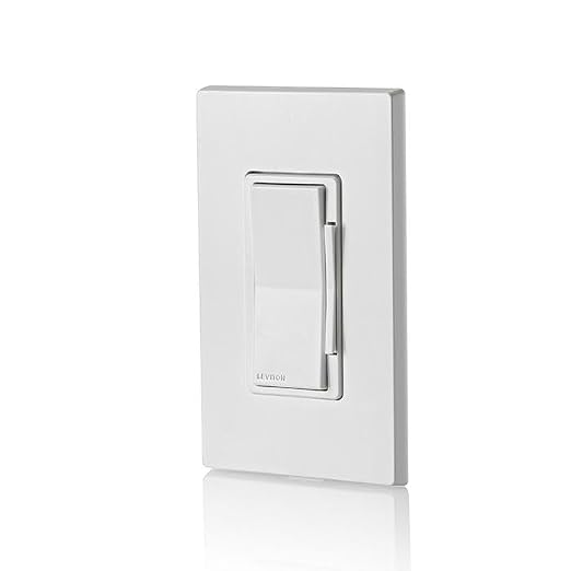 Leviton Decora Smart Fan Speed Controller,Wi-Fi 2nd Gen,Neutral Wire Required,Works with My Leviton,Alexa,Google Assistant,Apple Home/Siri&Wired or Wire-Free 3-Way,D24SF-1RW,White (Pack of 2)