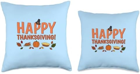 Happy Thanksgiving Your Favorite Turkey Day Family Holiday Throw Pillow - Image 3