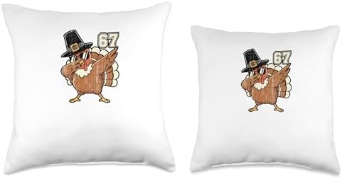 Gobblegool Turkey Thanksgiving Vintage Vintage Throw Pillow - Image 3