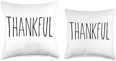 Rae inspired Dunn thankful blessed thanksgiving grateful Throw Pillow - Image 3
