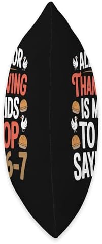 Thanksgiving Teacher Wish is My Students to Stop Saying 6-7 Throw Pillow - Image 2