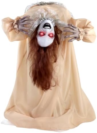 Haunted Hill Farm 3.4-Ft. Animatronic Possessed Backbend Lady