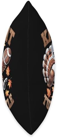 Kickin' It Turkey Style Thanksgiving Turkey Football Throw Pillow - Image 2