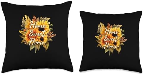 Home Sweet Home Fall Vibes Autumn Thanksgiving Throw Pillow - Image 3