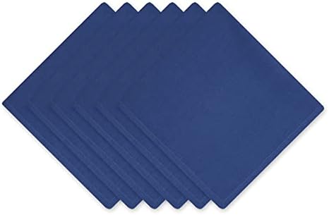 DII Solid Napkin Set Collection, 20x20, Navy, 6 Piece by DII