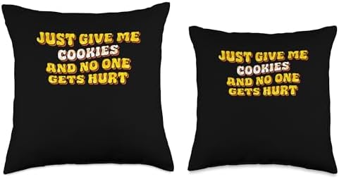 Just Give Me the Cookies Biscuit Thanksgiving Wafer Throw Pillow - Image 3