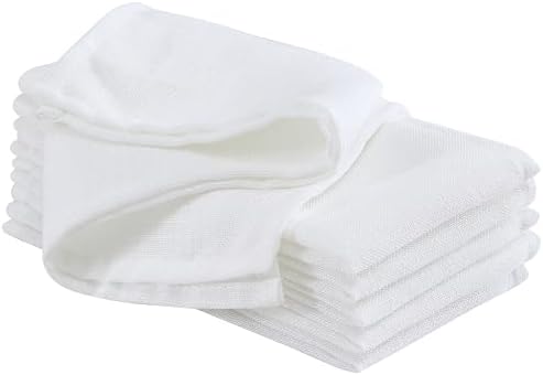 Laura Ashley Harper Set of 6 Napkins, 18" x 18", White by LauraAshley