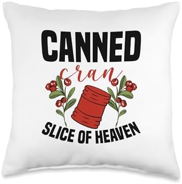 Canned Cranberry Sauce Cranberry Jelly Throw Pillow by Unknown