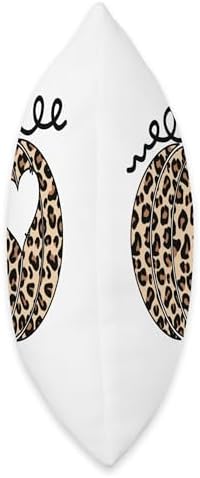 Irreverent Tees Pumpkin Leopard Print-Cute Thanksgiving, Halloween, Fall Throw Pillow, 16x16, Multicolor - Image 2