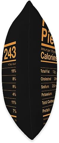 Funny Thanksgiving Family Nutrition Facts Costume Pumpkin Pie Nutrition Facts Funny Thanksgiving Halloween Throw Pillow, 16x16, Multicolor - Image 2