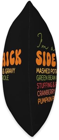 I'm a Side Chick Thanksgiving Retro Vintage Groovy Women Throw Pillow - Image 2