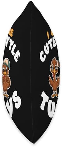 I Care For Cutest Little Turkeys Teacher Nurse Thanksgiving Throw Pillow - Image 2
