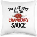 Canned Cranberry Sauce Cranberry Jelly Throw Pillow by Unknown
