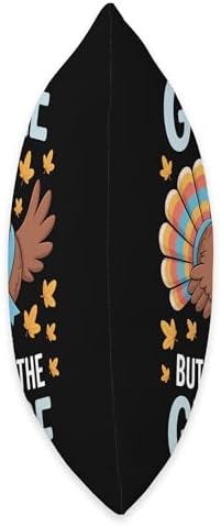 Gobble But Watch The Glucose Turkey Thanksgiving Throw Pillow - Image 2