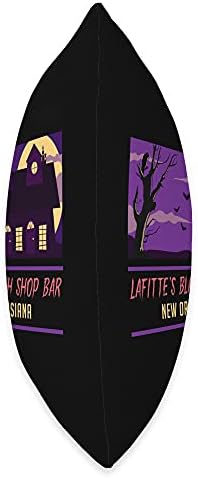 New Orleans Louisina Lafittes Blacksmith Shop Bar Horror Throw Pillow
