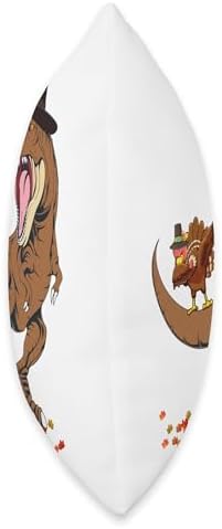 Coolest Turkey Trex Dinosaur Happy Thanksgiving Boys Funny Throw Pillow - Image 2