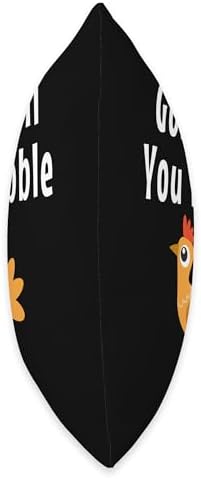 Gobble Til You Wobble Happy Thanksgiving Turkey Throw Pillow - Image 2