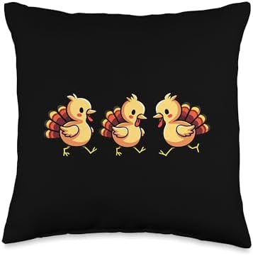 Baby Turkey Thanksgiving Turkey Thanksgiving Turkey Baby Throw Pillow by Unknown