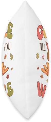 Gobble till you Wobble Kids Outfit Toddler Thanksgiving Tee Throw Pillow - Image 2