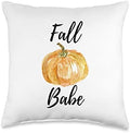 Fall Pumpkin Thankful Thanksgiving Halloween Patch Throw Pillow by Unknown