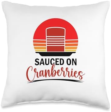 Canned Cranberry Sauce Cranberry Jelly Throw Pillow by Unknown