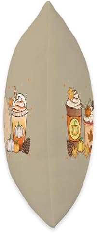 Rabbit Coffee Pumpkin Spice Animal Fall Thanksgiving Throw Pillow - Image 2