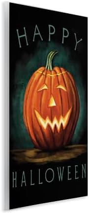Happy Halloween Jack O, 10 x 15 Inch Mounted Print on Wall Plaque
