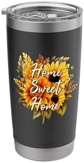 Home Sweet Home Fall Vibes Autumn Thanksgiving Stainless Steel Insulated Tumbler by Unknown