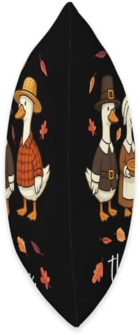 Just a Thankful Goose Thanksgiving Outfit with Cute Pilgrim Throw Pillow - Image 2