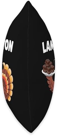 Thanksgiving Turkey Eat Lamington Throw Pillow - Image 2
