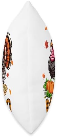 Mama Thanksgiving Fall Pumpkins Pie Matching Family Kids Throw Pillow - Image 2
