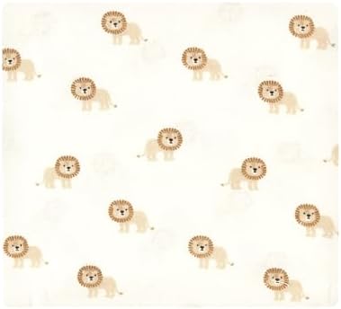 Hudson Baby Unisex Baby Cotton Poly Flannel Receiving Blankets, Brave Lion, One Size - Image 6