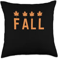Fall Fall Vibes Autumn Thanksgiving Throw Pillow by Unknown