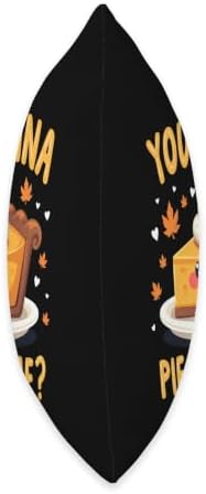 You Wanna Piece Of Me Thanksgiving Funny Cute Pumpkin Pie Throw Pillow - Image 2
