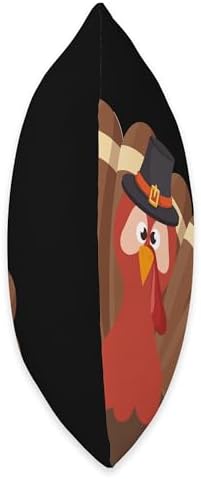 Turkey Moo Funny Thanksgiving Happy Turkey Day Throw Pillow - Image 2