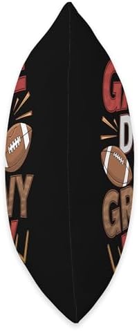 Thanksgiving Football Game Day and Gravy Day Throw Pillow - Image 2