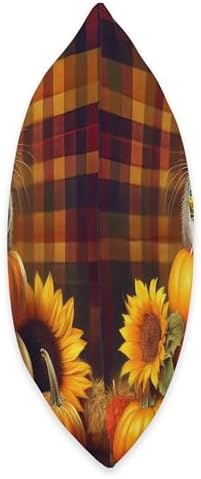 Autumn Mouse Rat Pet Thanksgiving Pumpkins Sunflowers Throw Pillow - Image 2