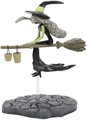 Department 56 Disney the Nightmare Before Christmas Village Accessories Helgamine the Witch Figurine, 4.9 Inch, Multicolor
