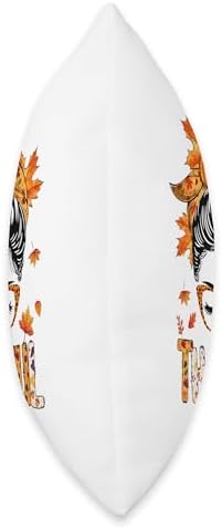 One Thankful Nail Tech Messy Bun Thanksgiving Manicurist Throw Pillow - Image 2