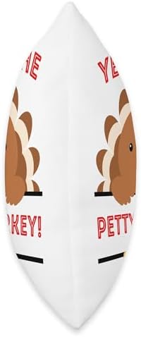 Funny Thanksgiving Turkey Men Women Turkeys Gifts Yes I Am The Petty Turkey Thanksgiving Dinner Mom Dad Joke Throw Pillow, 16x16, Multicolor - Image 2