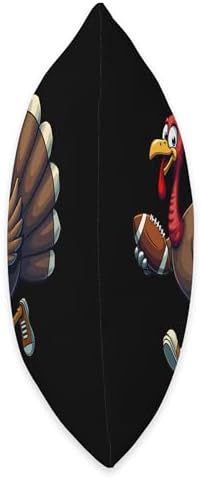 Thanksgiving Football Player Thanksgiving Football Turkey Throw Pillow - Image 2