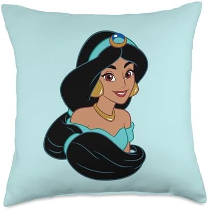 Disney Aladdin Princess Jasmine Big Face Costume Throw Pillow