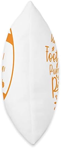Thanksgiving Turkey Football Pumpkin Pie Throw Pillow - Image 2