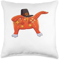 Teens Thanksgiving gaming fall Turkey gamer boys kids men Throw Pillow by Unknown