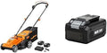 LawnMaster CLMF4815E 48V MAX* 15-inch Brushless Cordless Mower with 2X24V MAX* 4.0Ah Battery and a Dual Charger