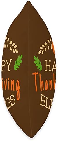Happy Thanksgiving Blessings Pumpkin Turkey Day 2022 Throw Pillow - Image 2