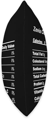 Family Matching Thanksgiving Tee for Family Funny Zevia Cola Thanksgiving Nutritional Fact Throw Pillow, 16x16, Multicolor - Image 2