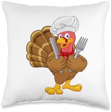Happy thanksgiving autumn fall leaves for holiday season. Throw Pillow by Unknown
