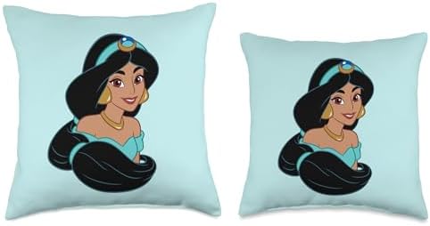 Disney Aladdin Princess Jasmine Big Face Costume Throw Pillow