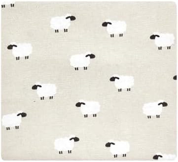 Hudson Baby Unisex Baby Cotton Flannel Receiving Blankets, Taupe Sheep, One Size - Image 3